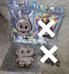 【新品】 LABUBU スマホスタンド ピンク2点
