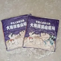 【未使用 2枚セット】大相撲狭山場所 座布団 令和八年秋巡業