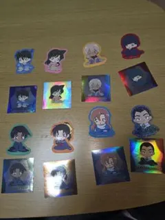 名探偵コナンちぢませ隊　ステッカーコレクション２　4セット