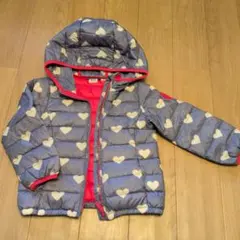 GAP ハート柄ダウンコート 3歳用