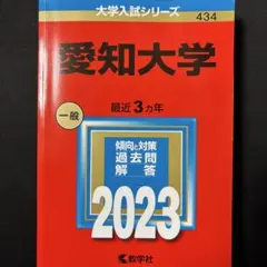 【ほぼ新品】愛知大学 2023年版