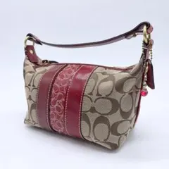 良品✨ COACH Signature Patchwork Pouch - メルカリ