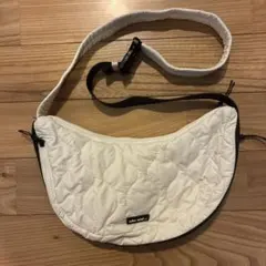 Nico and…ホワイト キルティング ショルダーバッグ