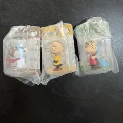 PEANUTS パッケージミニチュア　3点セット