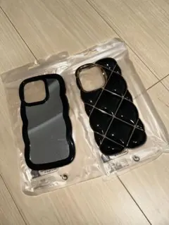 iPhoneケースセット（波形・キルティング）