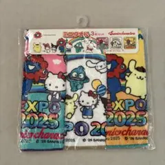 大阪万博　サンリオ　ミニタオル　ミャクミャク