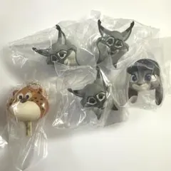 ズートピア アイスキャンディチャーム　ファッションリング　ガチャガチャ