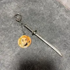 鬼滅の刃　コレクションチャームビッグ　キーホルダー　煉獄杏寿郎　日輪刀
