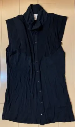 DIESEL ノースリーブ シャツ XS 黒 ディーゼル