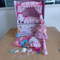 リカちゃんゆめみるベッドタカラトミー リカちゃん人形他小物セット