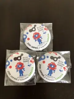 万博　ミャクミャク　缶バッジ　3個セット