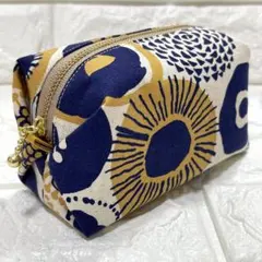 No.275 【訳あり】ハンドメイド マルチファスナーポーチ