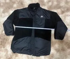 【新品】adidas ⭐️ボアフリースジャケット⭐️ブラック⭐️XO