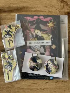 ホロライブ一番くじ　角巻わためセット　アクリルボード　アクリルスタンド　缶バッジ