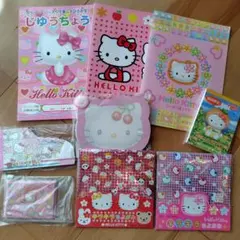 【新品】ハローキティ 文房具セット　キラキラちよがみ　ノート　メモ帳