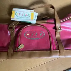 PICORO ゴルフバッグ クラブケース ピンク ブラウン