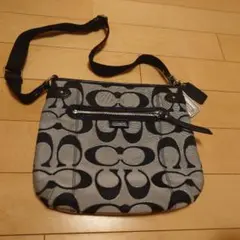 COACH シグネチャー ショルダーバッグ ブラック