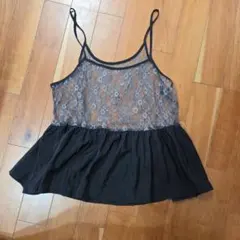 chocol raffine robe チャコールグレー キャミソール Fサイズのサムネイル