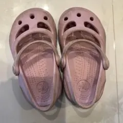 Crocs ベビーサンダル C5 ピンク