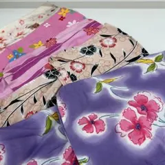 浴衣 夏浴衣 綿 木綿 まとめ売り 着物 リメイク み-223のサムネイル