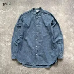【gold】 東洋エンタープライズ バンドカラー シャンブレーシャツ 長袖シャツのサムネイル