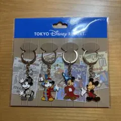 東京ディズニーリゾート ミッキーマウス キーホルダー4個セット