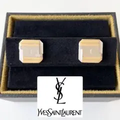 【極美品】イヴ・サンローラン（YSL）　メンズ　カフリンクス　結婚　冠婚葬祭