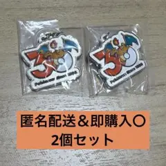 【新品・匿名】ポケモン30周年 メタルチャームマスコット リザードン 2個セット