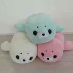 ほわほわアザラシちゃん あいすクリーム ウルトラBIG 全3種（圧縮しま
