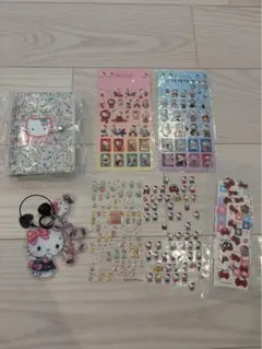 早い者勝ち　キティ　まとめ売り　シール　シール帳　アクリルキーホルダー