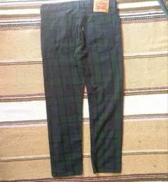 【希少】Levi's　502　ストレートデニム　チェック柄
