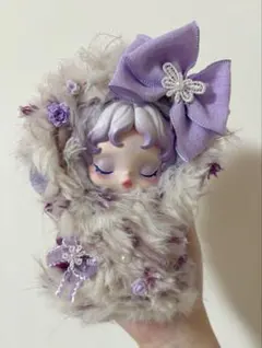 「アルパカ様専用」ポップマート スカルパンダ ぬいぐるみ 着せ替え服 パープル✨