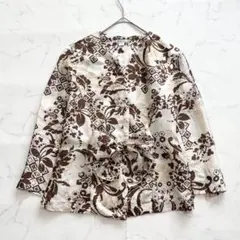 ZARA 刺繍入りシャツ カーキ 五分袖 Mサイズ - メルカリ
