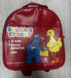 値下げ Sesame Street キッズリュック レッド ベビーのサムネイル