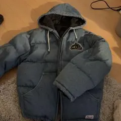 XLARGE デニム調 ダウンジャケット Mサイズ