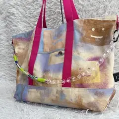 希少✨美品 Acne Studios フェイスロゴトートバッグ 大容量 チェーンのサムネイル