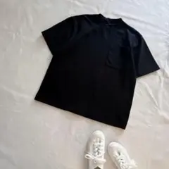 MUJI 無印良品　黒　半袖　Tシャツ　メンズ　Ｓ　M