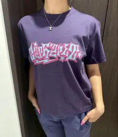 Carhartt グラフィックロゴ 半袖Tシャツ パープル　Mのサムネイル