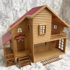 赤い屋根の大きなお家 初期 シルバニアエポック社 平成 レトロ