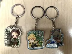 鬼滅の刃　炭治郎・善逸・猪之助　地域限定キーホルダー3個セット