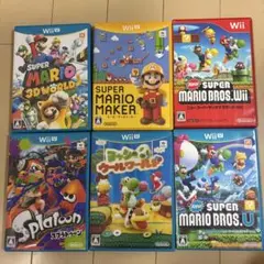 ⭐️WiiU、Wiiソフト6本まとめ売り⭐️