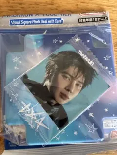 TXT ビジュアル　スクエア　フォトシール　ケース　テヒョン　BANDAI