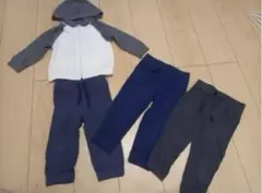 キッズ　ベビー　パーカー　パンツ　ジャージ　薄手　長袖　長ズボン　綿100%