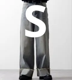 clel ヴィンテージデニムパンツ　ロールアップ