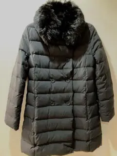 美品 ✨グリーンレーベルリラクシング ロングダウン コート Lサイズ　ブラック