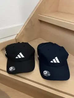 アディダス キャップ 2点セット ブラック ネイビー