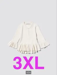 GU x rokh リブポロセーター　大きいサイズ