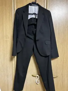 アオキのLES MUES ブラック パンツスーツ上下　スペアパンツ未使用