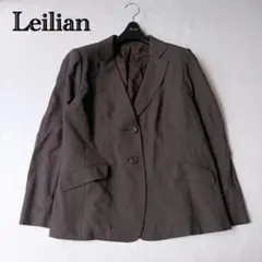 Leilian レリアン テーラードジャケット 大きめ ウール 日本製のサムネイル