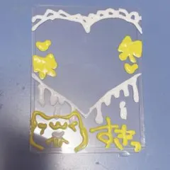 硬質カードケース デコ チェキ風 ぷっくり デコチェキケース